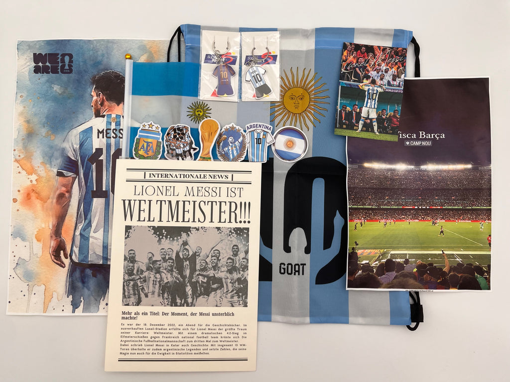 Lionel Messi - Nº10 - Barcelona & Argentinien - Fanbox