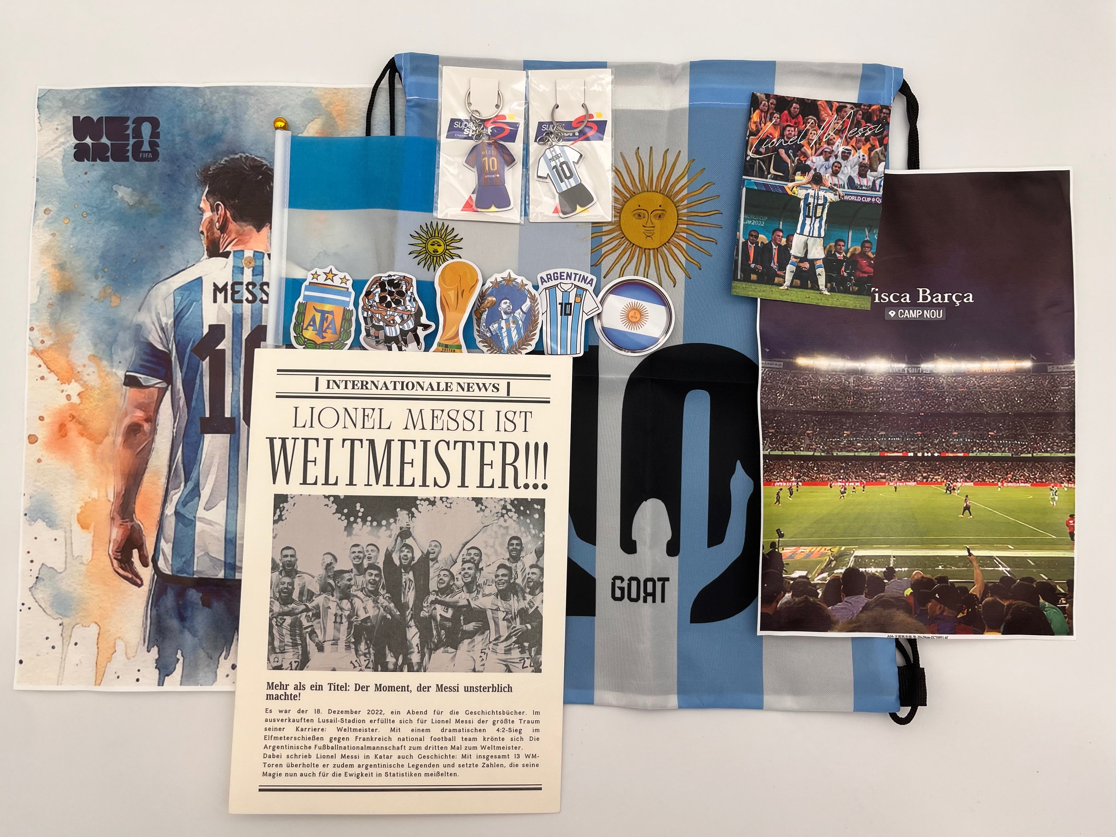 Lionel Messi - Nº10 - Barcelona & Argentinien - Fanbox